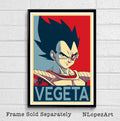 Vegeta Dragon Ball Illustration #2 - Dbz Manga Anime Japanese Television Super Saiyan - Poster | Canvas Wall Art Print