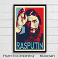 Grigori Rasputin Russian Mystic Illustration #1 - Russia Historical Occult Monk - Poster | Canvas Wall Art Print