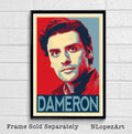 Star Wars Poe Dameron Illustration #2 - The Force Awakens Movie Rebel Sci-Fi Film - Poster | Canvas Wall Art Print