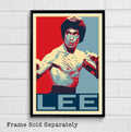 Bruce Lee Illustration #1 - Martial Artist Actor Movie Icon Celebrity Legend - Poster | Canvas Wall Art Print