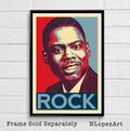 Chris Rock Illustration - Hollywood Comedian Icon Movie Film - Poster | Canvas Wall Art Print