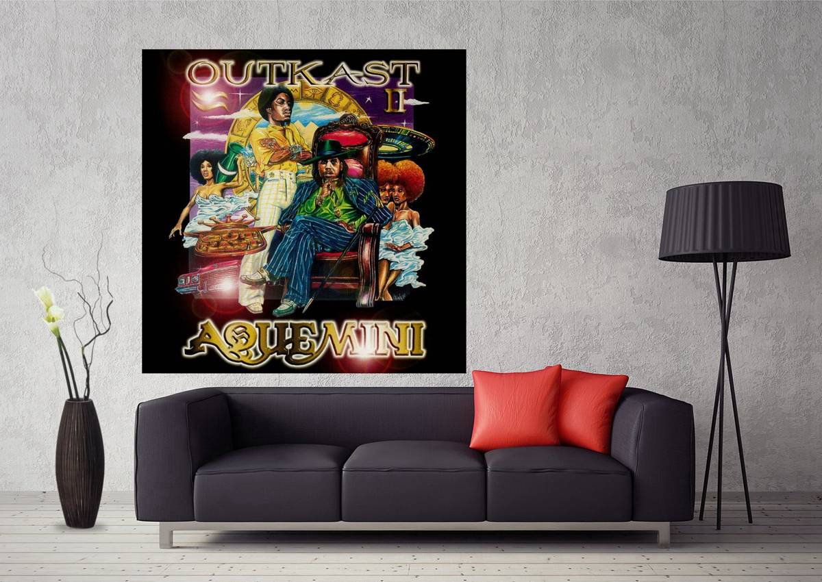 Outkast Aquemini Art - Poster | Canvas Wall Art Print