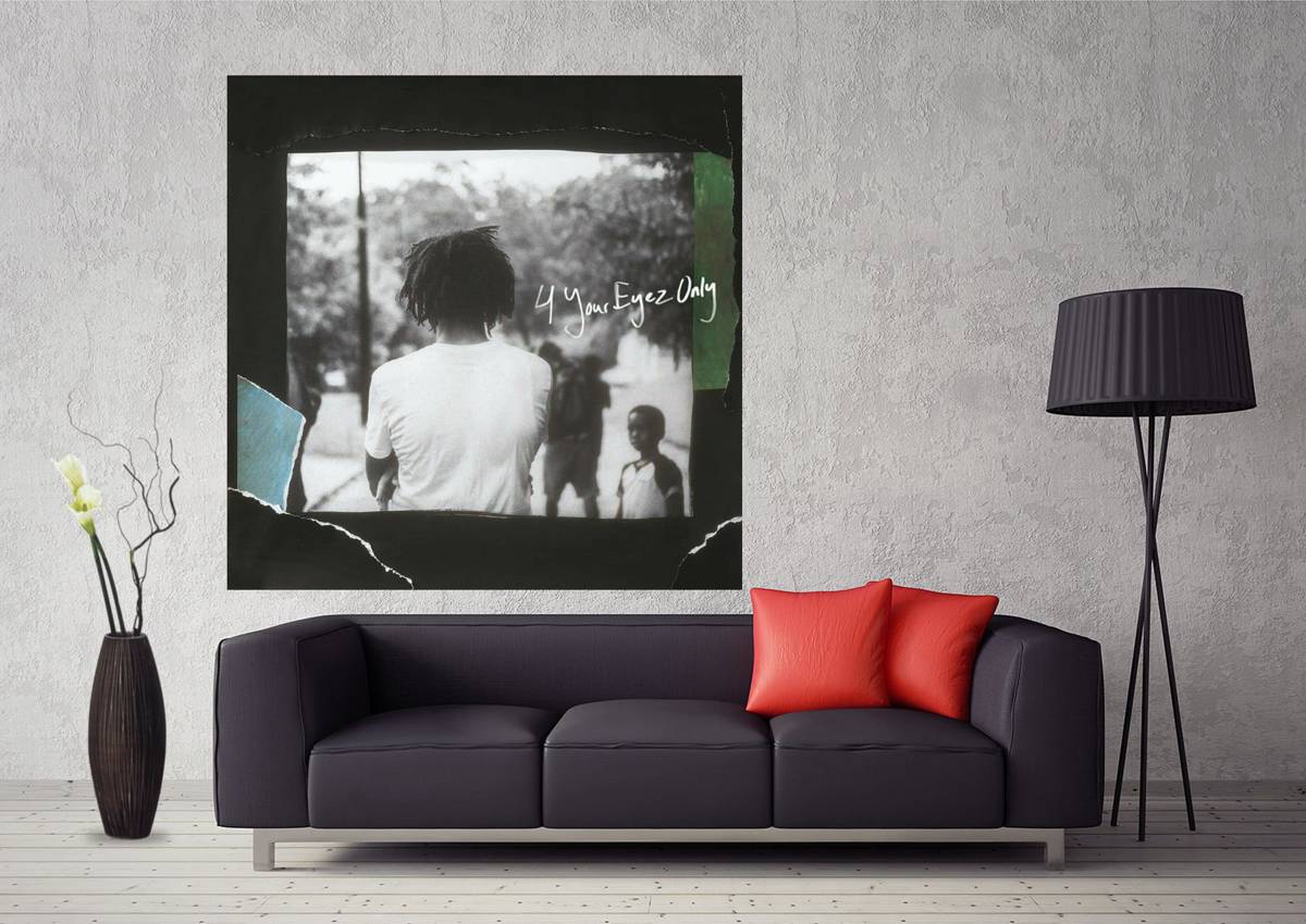 J. Cole 4 Your Eyez Only Art - Poster | Canvas Wall Art Print
