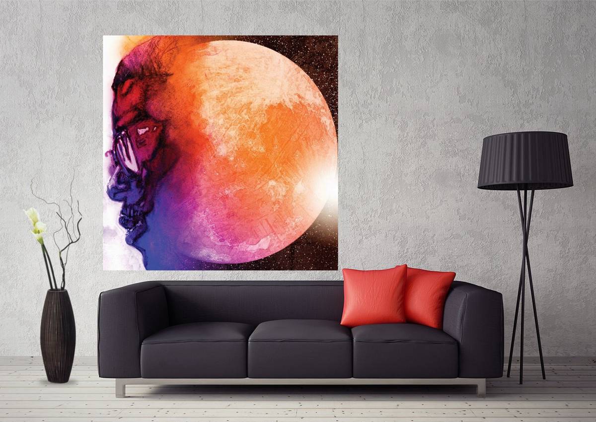 Kid Cudi Man On The Moon Art - Poster | Canvas Wall Art Print