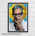 Jeff Goldblum Illustration #2 - Jurassic Park Ian Malcolm Wall Art - Poster | Canvas Wall Art Print