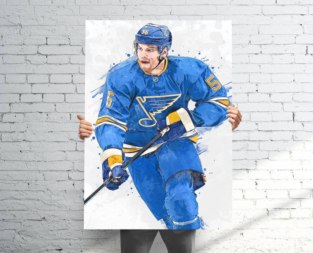 Colton Parayko St. Louis Blues Sports Art Print, Hockey Fan, Sports Decor – Poster | Canvas Wall Art Print