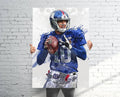 Eli Manning New York Giants Sports Art Print, Football, Sports Decor – Poster | Canvas Wall Art Print