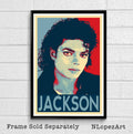 Michael Jackson Illustration #3 - King Of Pop Music Icon Jackson Five - Poster | Canvas Wall Art Print
