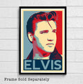 Elvis Presley Illustration #2 - American Rock Music Icon - Poster | Canvas Wall Art Print