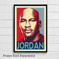 Michael Jordan Basketball Illustration #1 - Bulls Sports Icon - Poster | Canvas Wall Art Print