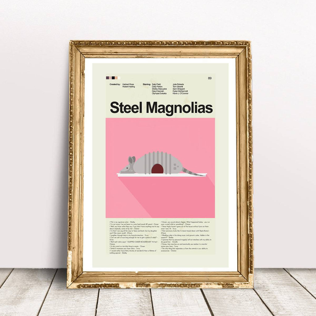 Steel Magnolias Mid-Century Modern Inspired Print - Poster | Canvas Wall Art Print