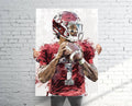 Kyler Murray Oklahoma Sooners Sports Art Print, Football, Sports Decor – Poster | Canvas Wall Art Print