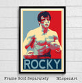 Rocky Illustration #2 - Sylvester Stallone Rambo Boxing Film Actor Movie - Poster | Canvas Wall Art Print