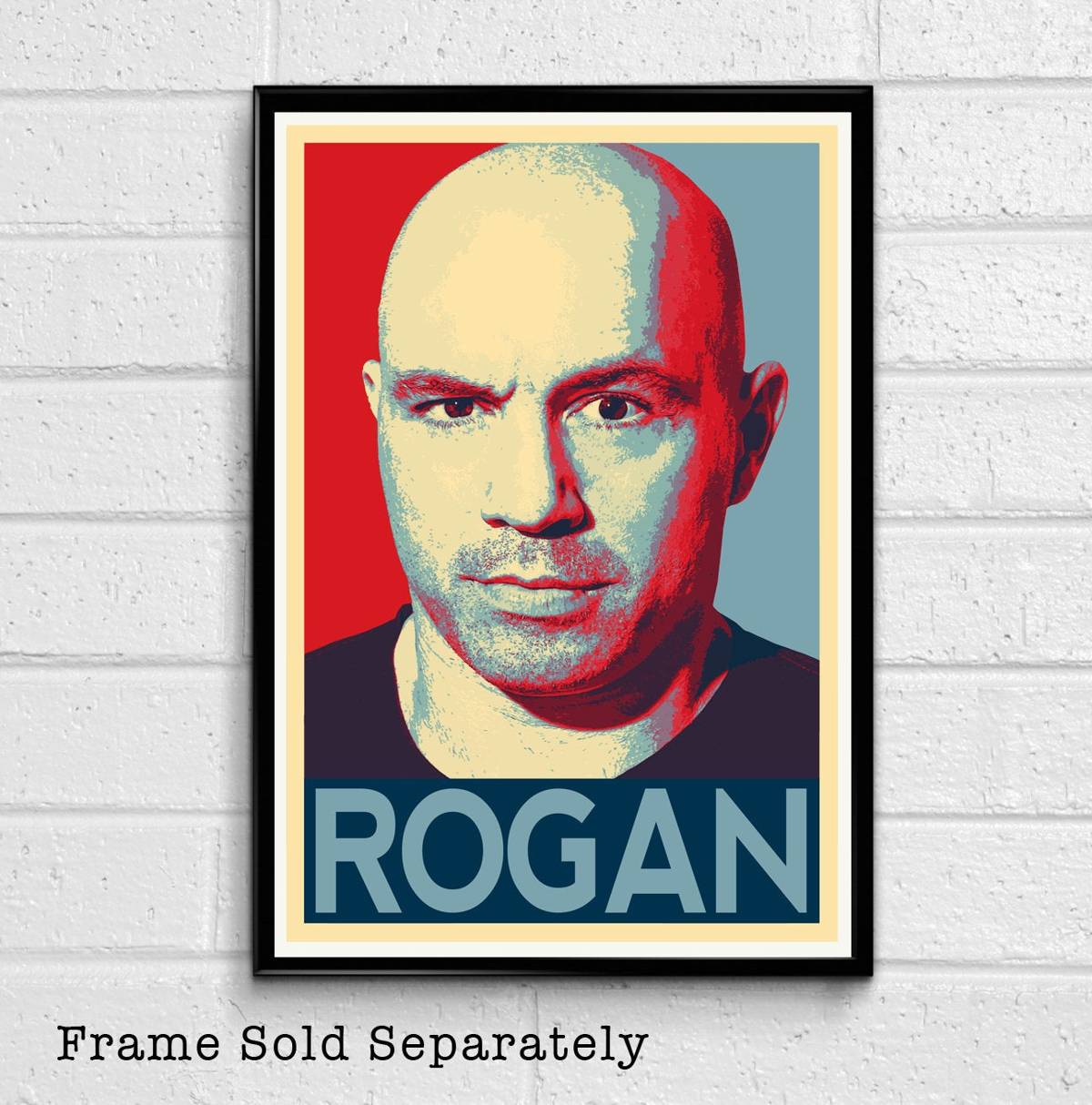 Joe Rogan Illustration - Podcast Comedian Icon Mma - Poster | Canvas Wall Art Print