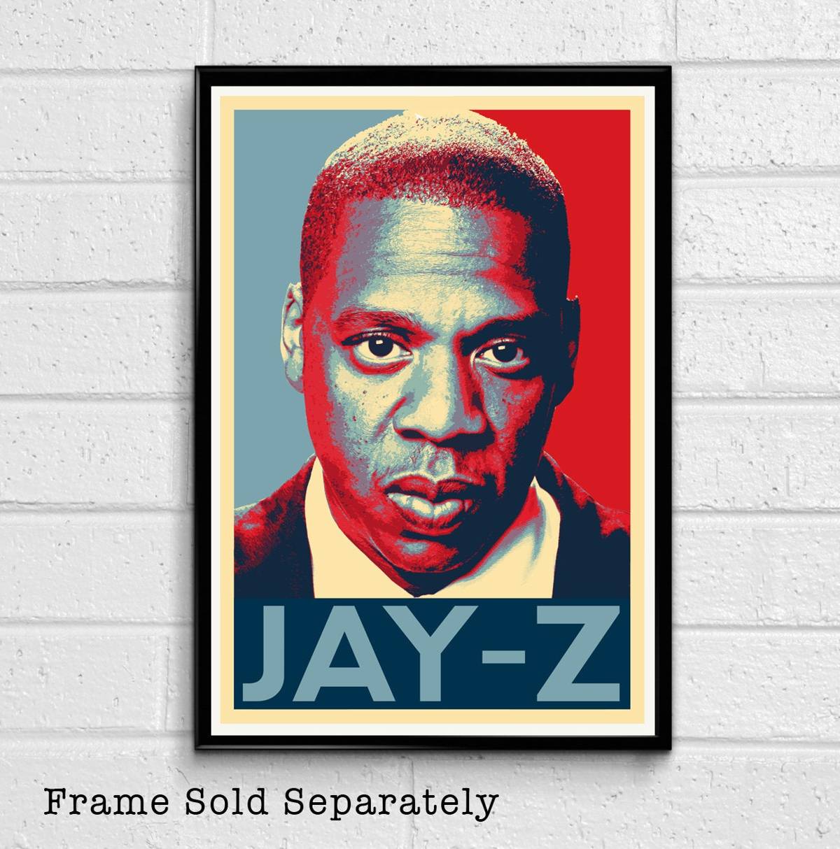 Jay-Z Illustration - Rapper Musician Rap Hip Hop Entrepreneur - Poster | Canvas Wall Art Print