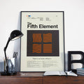 The Fifth Element Mid-Century Modern Inspired Print - Poster | Canvas Wall Art Print
