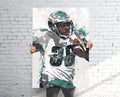 Brian Westbrook Philadelphia Eagles Sports Art Print, Football, Sports Decor – Poster | Canvas Wall Art Print