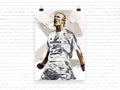 David Beckham David Beckham Print Real Madrid Wall Art - Poster | Canvas Wall Art Print