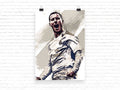 Eden Hazard Eden Hazard Print Real Madrid Wall Art - Poster | Canvas Wall Art Print