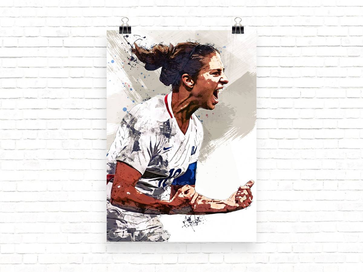 Carli Lloyd Carli Lloyd Print Wall Art - Poster | Canvas Wall Art Print