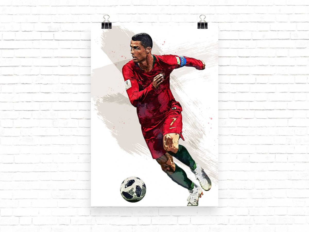 Cristiano Ronaldo Cristiano Ronaldo Print Wall Art - Poster | Canvas Wall Art Print