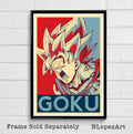 Son Goku Dragon Ball Illustration #2 - Dbz Manga Kakarot Anime Japanese Television Super Saiyan - Poster | Canvas Wall Art Print