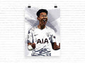 Son Heung-Min Son Heung-Min Print Tottenham Wall Art - Poster | Canvas Wall Art Print