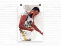 Stephen Curry Print Stephen Curry Golden State Warriors - Poster | Canvas Wall Art Print
