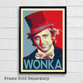 Willy Wonka And The Chocolate Factory Illustration #2 - Gene Wilder Film Fantasy Movie - Poster | Canvas Wall Art Print
