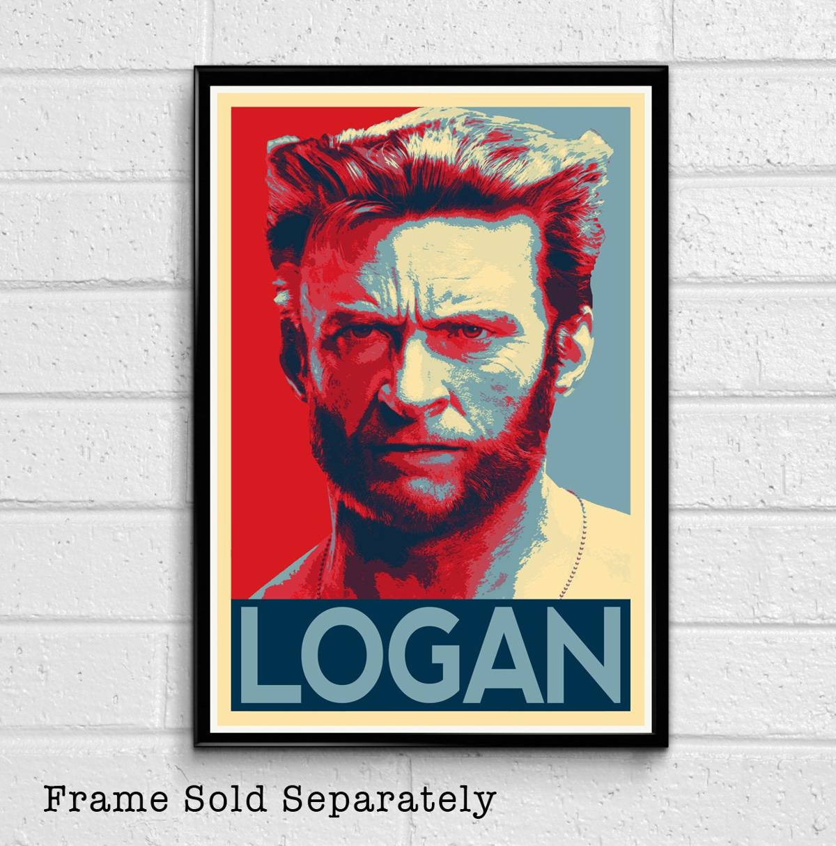 Wolverine Xmen Hugh Jackman Logan Illustration #8 - Superhero Comicbook Film Movie - Poster | Canvas Wall Art Print