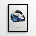 Valtteri Bottas 2019 Helmet F1 Art, F1 Gift, Formula 1, Racing Helmet, Mercedes - Poster | Canvas Wall Art Print