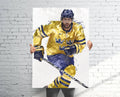 Peter Forsberg Team Sweden Olympics/Canvas Print, Sports Art Print, Hockey, Sports Decor – Poster | Canvas Wall Art Print