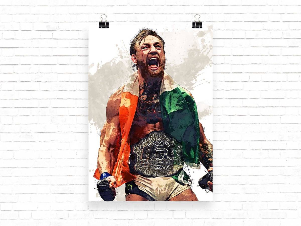 Connor Mcgregor Print Connor Mcgregor - Poster | Canvas Wall Art Print