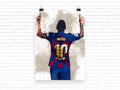 Messi Print Messi Barcelona - Poster | Canvas Wall Art Print