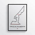 Circuit Of The Americas, American Grand Prix, Formula 1, Motogp Racing Track - Poster | Canvas Wall Art Print