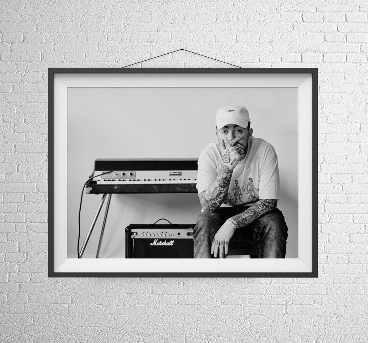 American Rap Wall Art. Hip Hop Artist Print. Modern. Home Decor - Poster | Canvas Wall Art Print