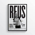 Marco Reus Borussia Dortmund, Wall Art Print Football Soccer - Poster | Canvas Wall Art Print