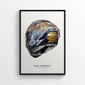 Marc Marquez Motegi 2019 Mm93 Helmet Moto Gp Motorcycle Motorbike - Poster | Canvas Wall Art Print