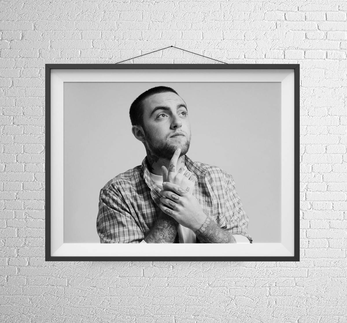 Celebrity Wall Art Print. Hip Hop Artist. Modern. American Rap. - Poster | Canvas Wall Art Print