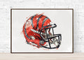 Cincinnati Bengals Helmet - Sports Art Decor - Football Helmet Art - Man Cave Gift – Poster | Canvas Wall Art Print