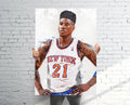 Iman Shumpert New York Knicks Sports Art Print, Basketball, Sports Decor – Poster | Canvas Wall Art Print