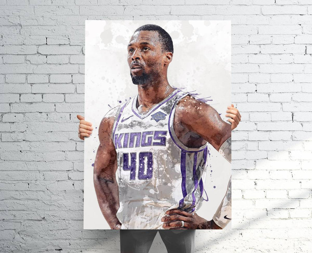 Harrison Barnes Sacramento Kings Sports Art Print, Basketball, Sports Decor – Poster | Canvas Wall Art Print