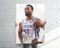 Harrison Barnes Sacramento Kings Sports Art Print, Basketball, Sports Decor – Poster | Canvas Wall Art Print
