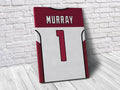 Arizona Cardinals Personalized Jersey Sports Art Print, Basketball Shirt, Sports Decor – Poster | Canvas Wall Art Print