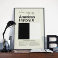 American History X Mid-Century Modern Inspired Print - Poster | Canvas Wall Art Print