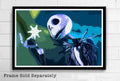 Nightmare Before Christmas Jack Skellington Illustration #2 - Halloween Monster - Poster | Canvas Wall Art Print
