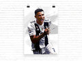 Cristiano Ronaldo Cristiano Ronaldo Print Juventus Wall Art - Poster | Canvas Wall Art Print