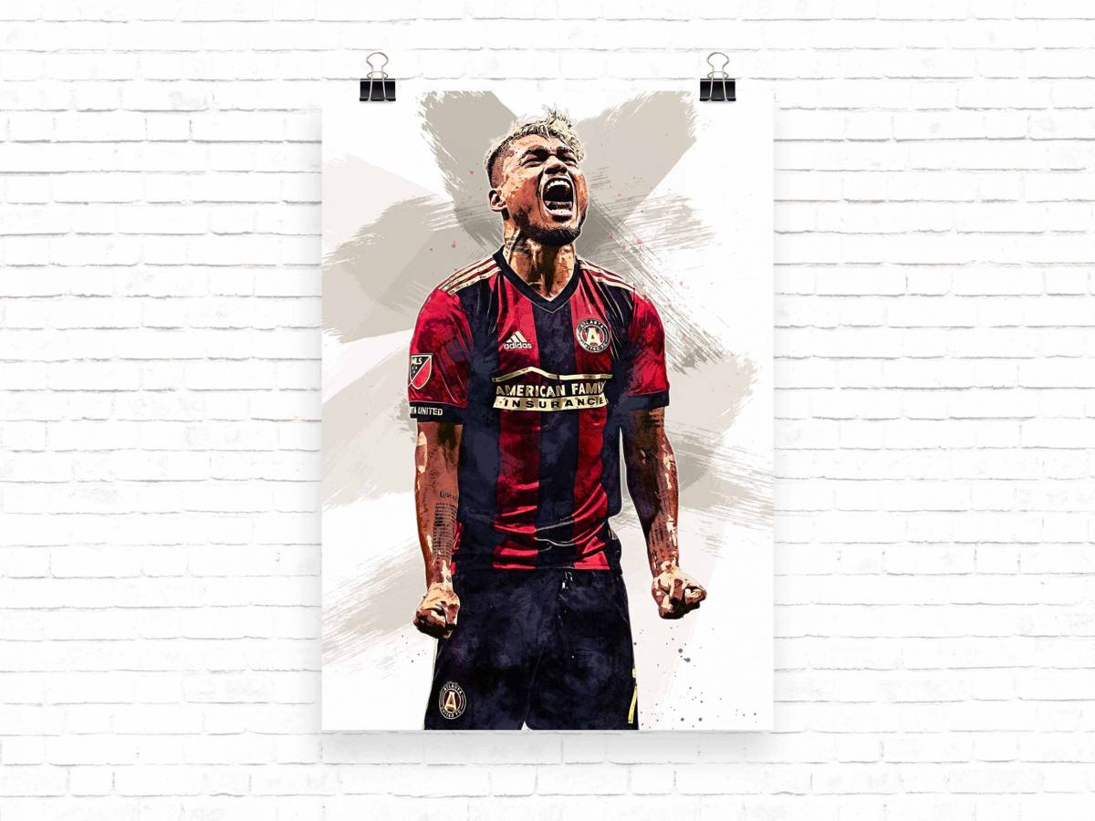Josef Mart?Z Josef Mart?Z Print Atlanta United Wall Art - Poster | Canvas Wall Art Print