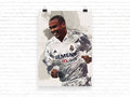 Ronaldo Nazario Ronaldo Print Real Madrid Wall Art - Poster | Canvas Wall Art Print