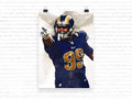 Aaron Donald Print Aaron Donald Los Angeles Rams - Poster | Canvas Wall Art Print
